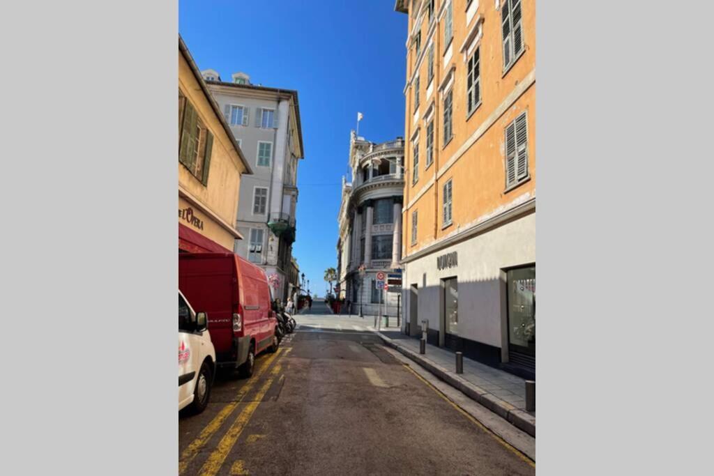 Spacious 3 Bedroom Flat Nice Center - Magnificent View-Parking Exterior foto