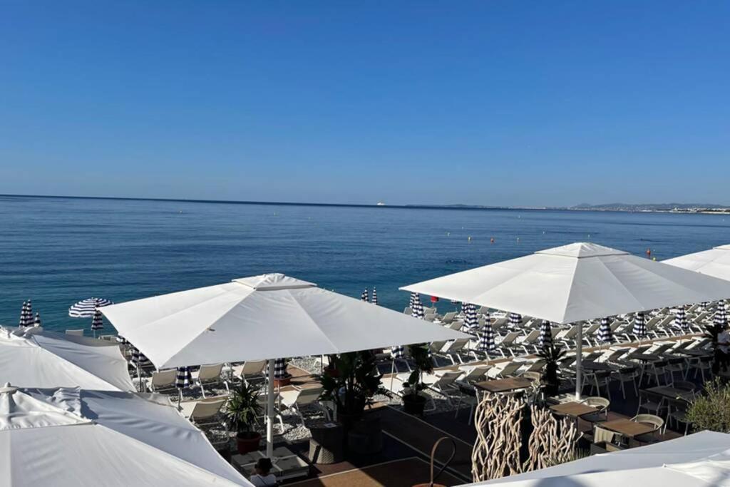 Spacious 3 Bedroom Flat Nice Center - Magnificent View-Parking Exterior foto