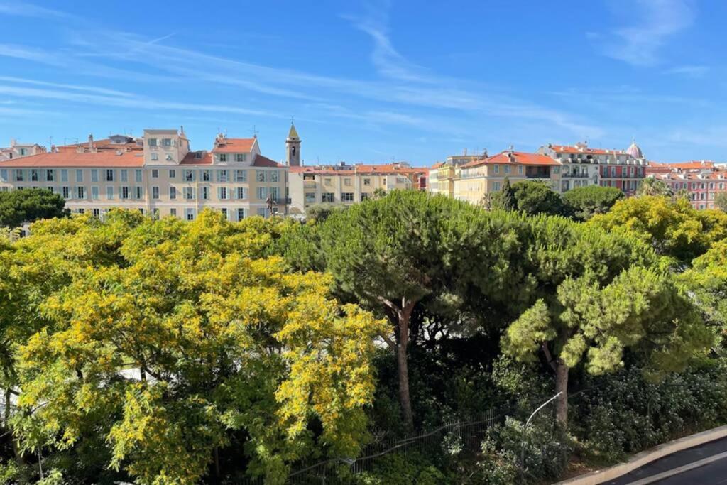 Spacious 3 Bedroom Flat Nice Center - Magnificent View-Parking Exterior foto