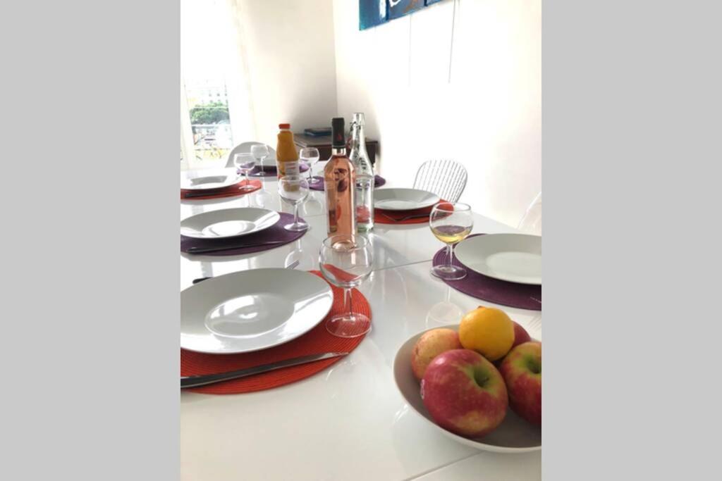 Spacious 3 Bedroom Flat Nice Center - Magnificent View-Parking Exterior foto