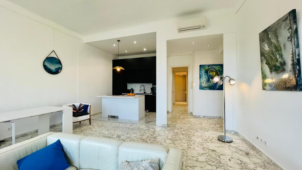 Spacious 3 Bedroom Flat Nice Center - Magnificent View-Parking Exterior foto