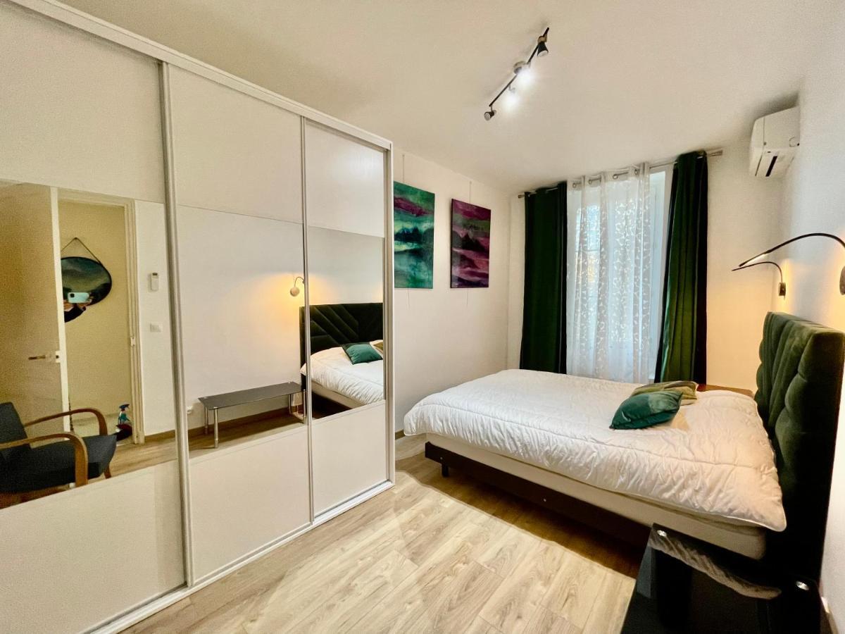 Spacious 3 Bedroom Flat Nice Center - Magnificent View-Parking Exterior foto