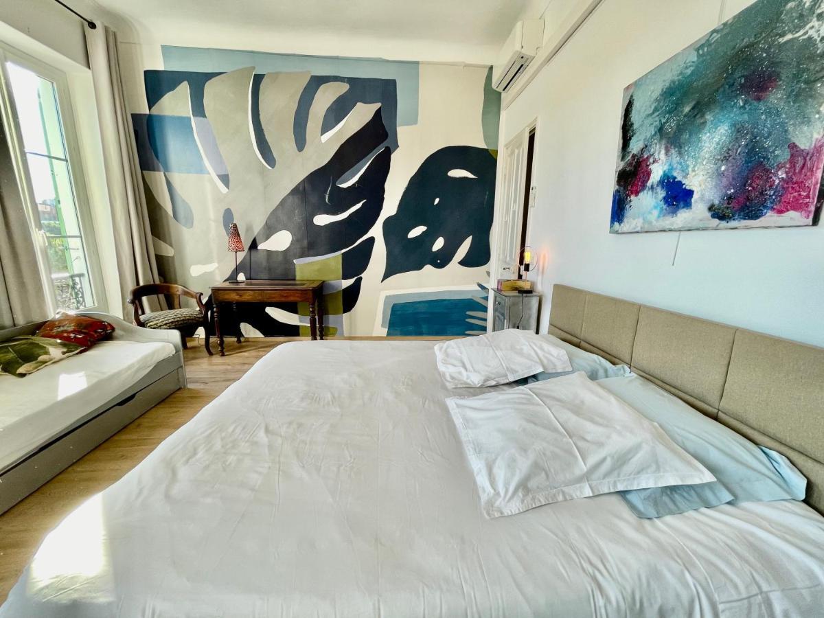 Spacious 3 Bedroom Flat Nice Center - Magnificent View-Parking Exterior foto