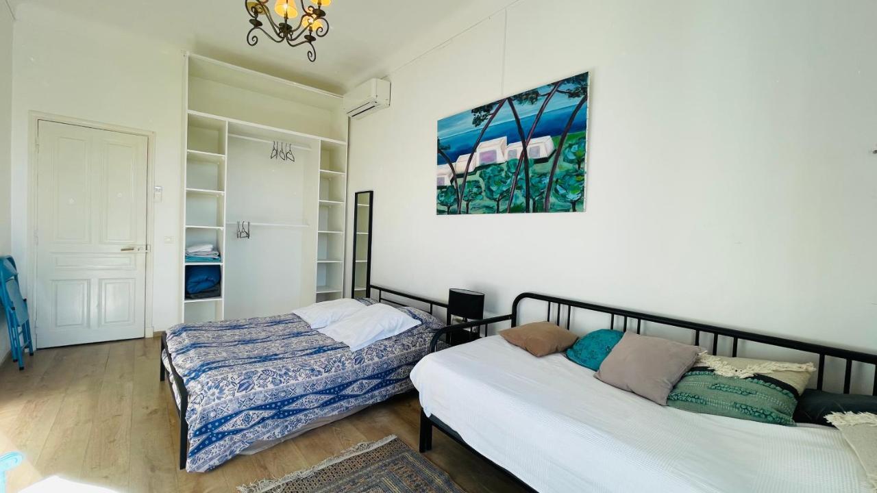 Spacious 3 Bedroom Flat Nice Center - Magnificent View-Parking Exterior foto